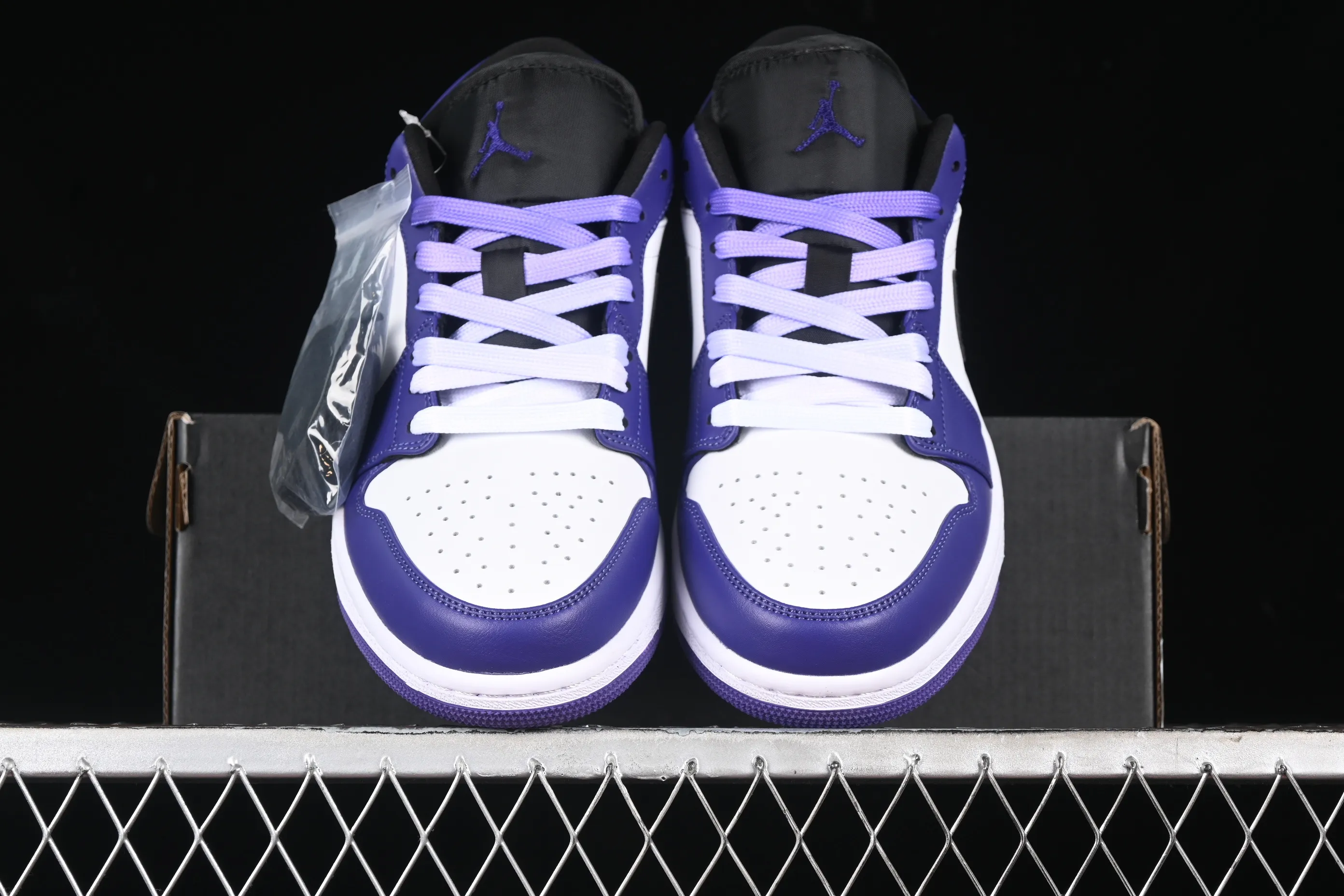 All categories Air Jordan Jordan series basketball shoes Air Jordan 1 Low Air Jordan 1 Low AJ1 Joe 1 grape purple low-top basketball shoes 553558-500